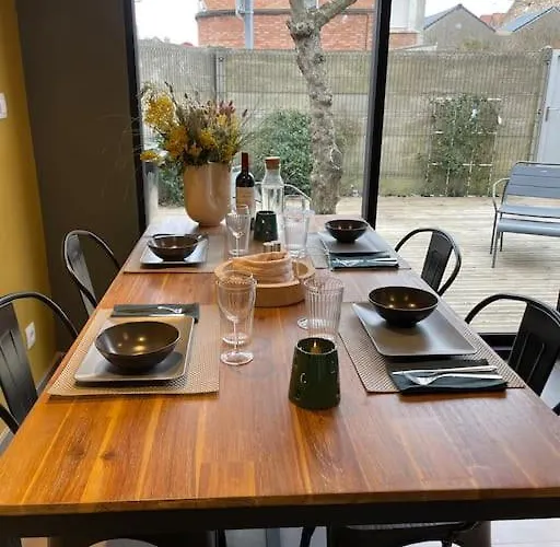 Le 104 Maison Avec Terrasse Proche De La Mer Сasa de vacaciones Dunkirk